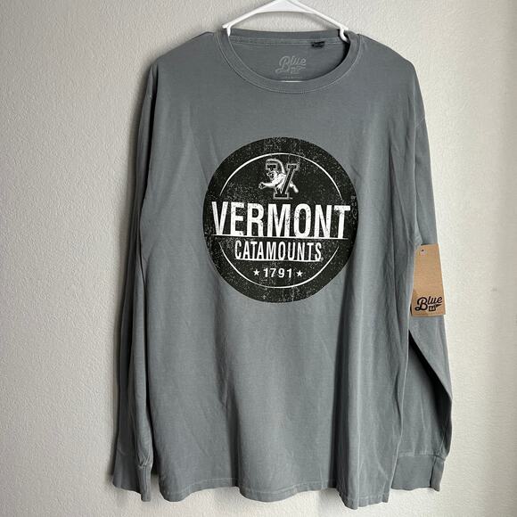NWT Vermont Catamounts Long Sleeved T-Shirt Size M - Picture 2 of 6